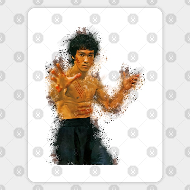 Bruce Lee Magnet by mobilunik